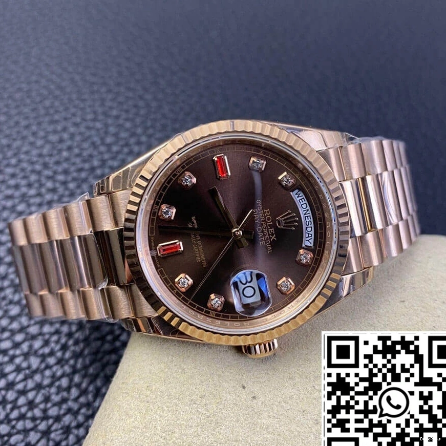 Rose EW Gold Day Factory 118235 Date Rolex 0723